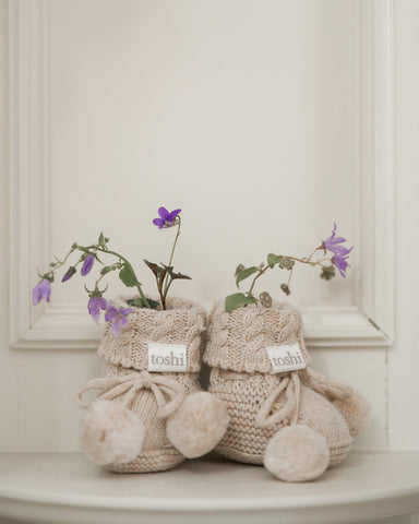 Toshi - Organic Yummy Booties - Oatmeal