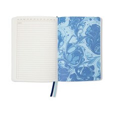 Designworks - Mix Credit Softcover Journal - Teal Marbling