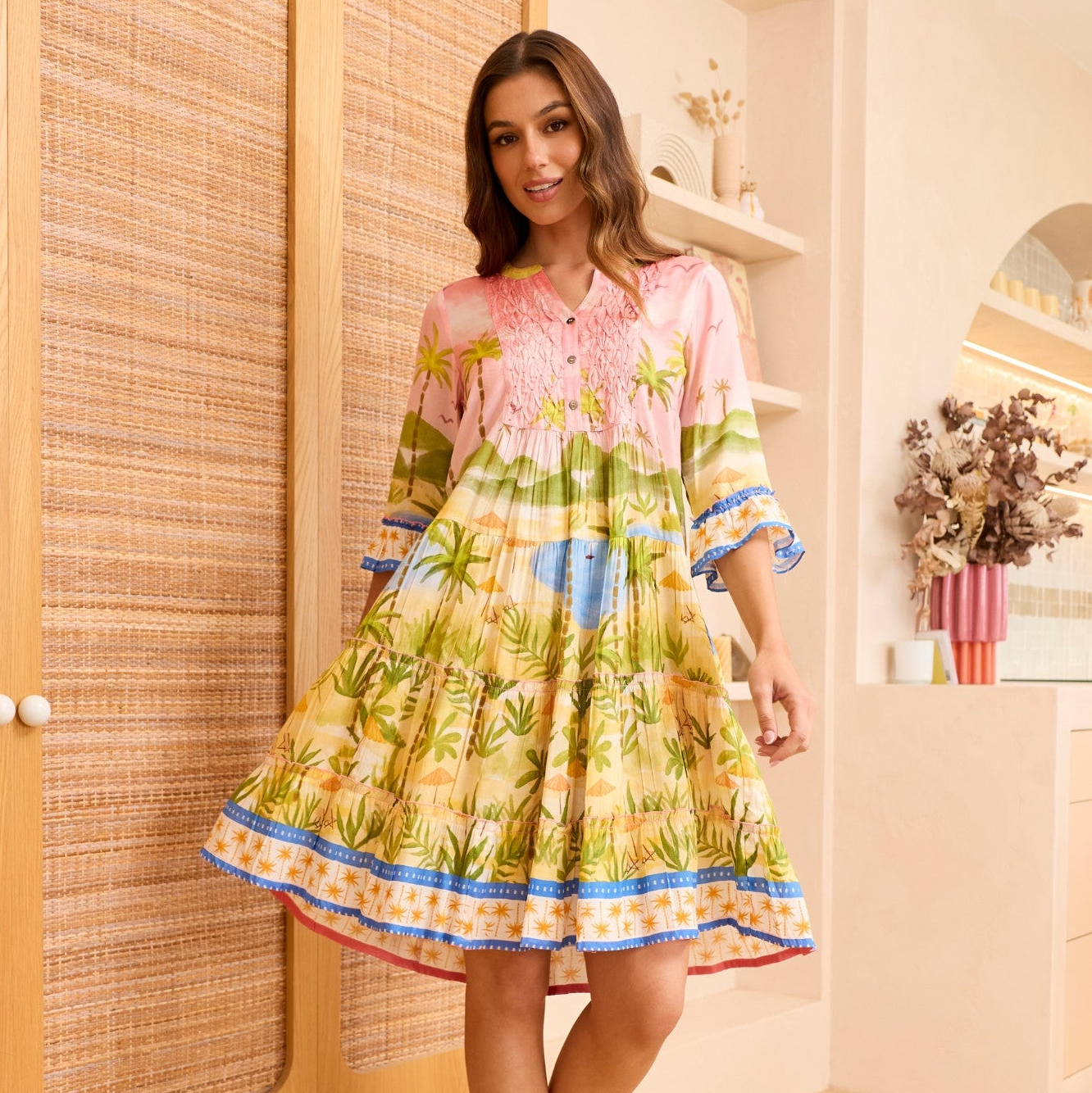 Escape by OQ - Frill Hem Dress - Keyla