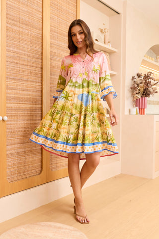 Escape by OQ - Frill Hem Dress - Keyla