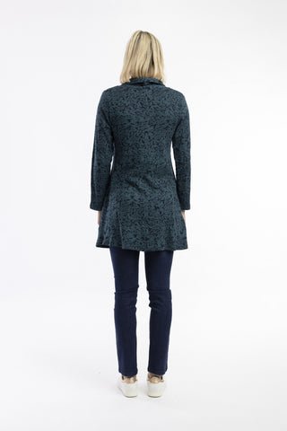 Orientique - Tunic Cowl Neck - Rivers of Babylon
