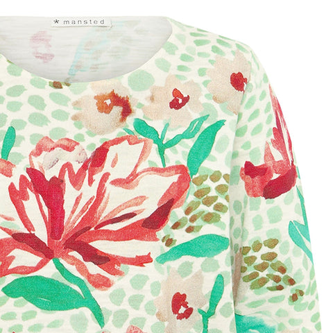 Mansted - Diane Organic Cotton Knit Top – Leaf