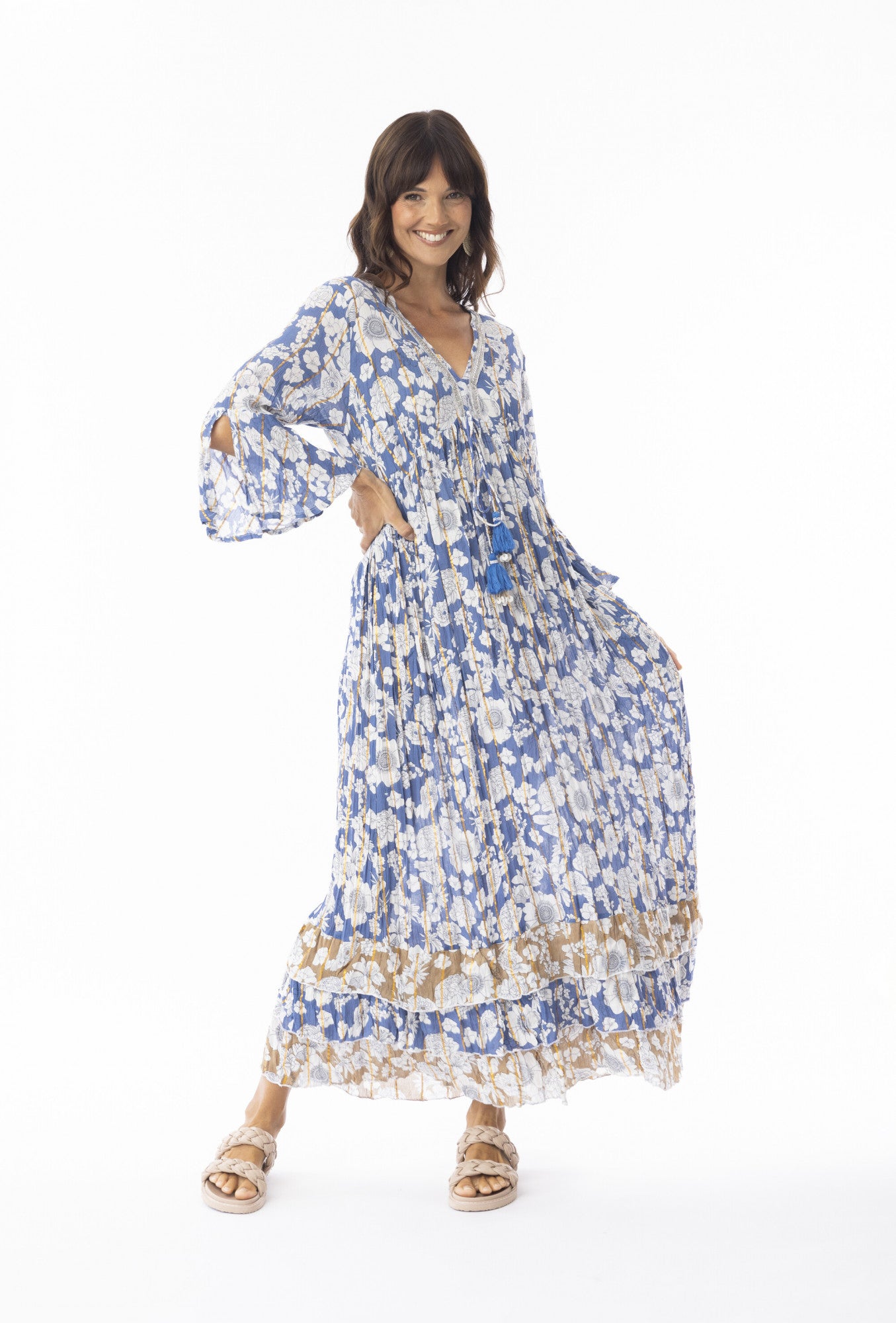 Escape by OQ - Valentina Maxi Dress with V Neck