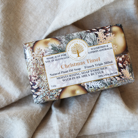 Wavertree & London - Christmas Tinsel Soap Bar 200g