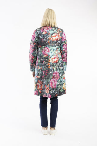 Orientique - Reversible Puffer Jacket - Chinese Garden