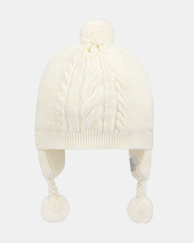 Toshi - Organic Earmuff Yummy Beanie - Cream