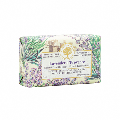 Wavertree and London - Lavender d'Povence Soap Bar 200g