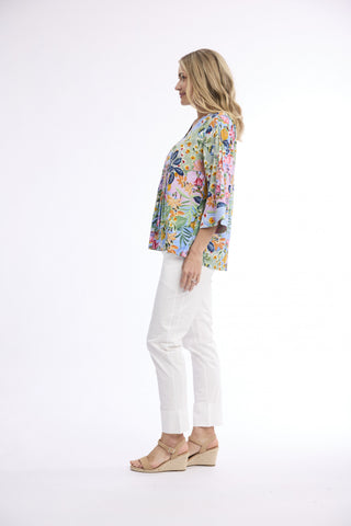 Orientique - V Neck Top - Sur Mer