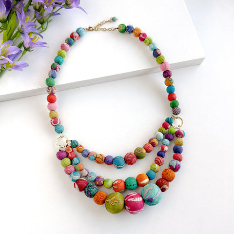 WorldFinds - Kantha Tresillian Necklace