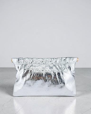 Melange - Aria - Vegan Oversize Metallic Clutch