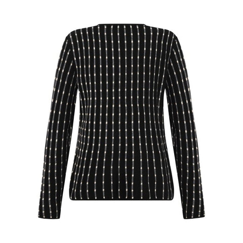 Mansted - Pepper Morse Code  Cardi-Black