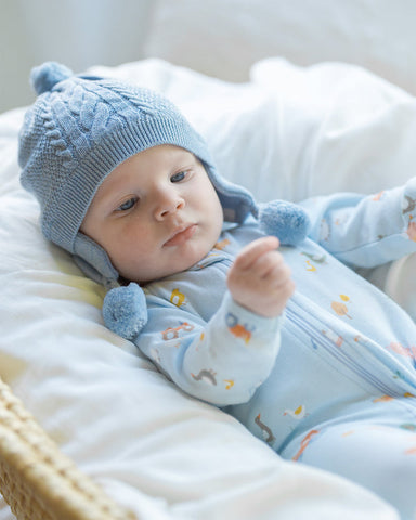 Toshi - Organic Earmuff Yummy Beanie - Bluebell