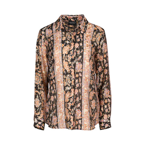 Vassalli - Long Sleeve Shirt with Button Placket Back - Charm