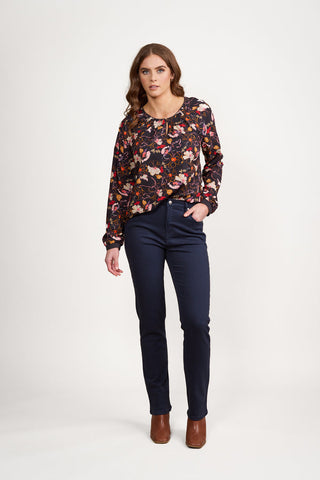 Vassalli - Slim Leg Knit Jean - Carbon