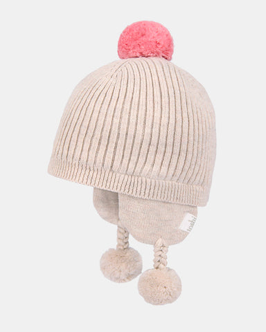 Toshi - Organic Earmuff Bobby Beanie - Oatmeal