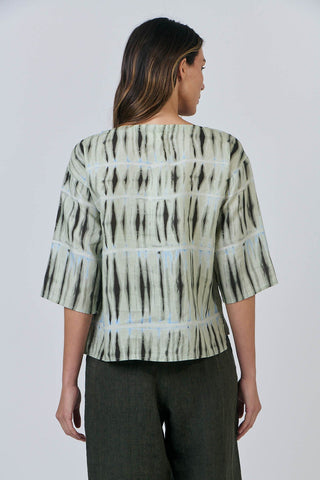 Naturals by O&J - Linen Drop Hem Top-Exposure