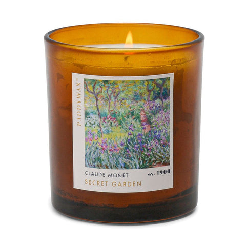 Paddywax - Impressionist 6oz/170g Glass Candle - Monet 'The Artist's Garden at Giverny'