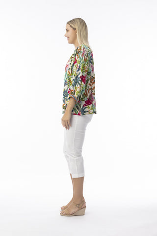 Orientique - Ovahe Top Vee Neck - Multi