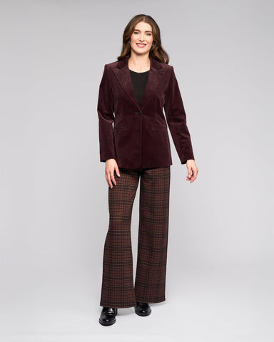 Vassalli - Cord Blazer - Merlot