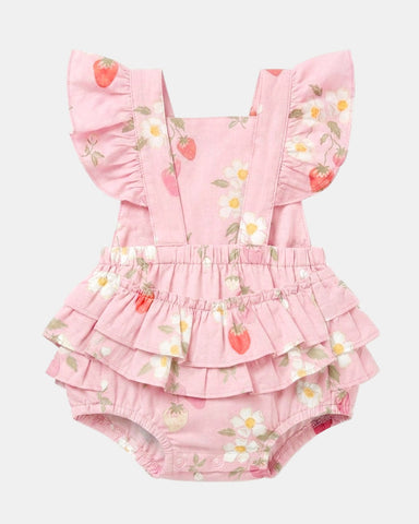 Toshi - Baby Romper Strawberry -  Fields