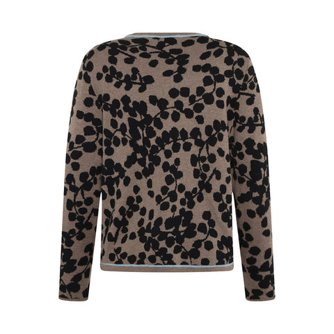 Mansted - Natasha Blossom Cardi-Black