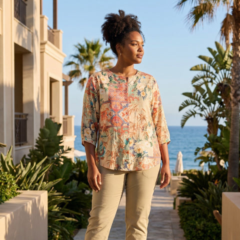 Orientique - Gordes Top Round Neck