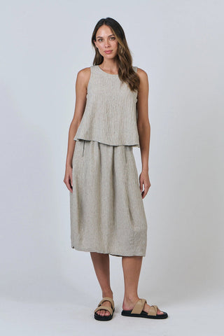 Naturals by O&J - Midi Linen Skirt - Blister