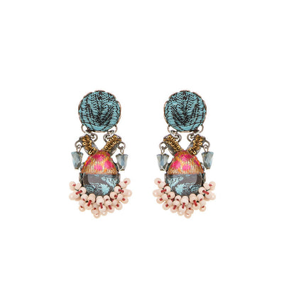 Ayala Bar - H2396 Summer Skies Set, Handmade Earrings - Moonlight