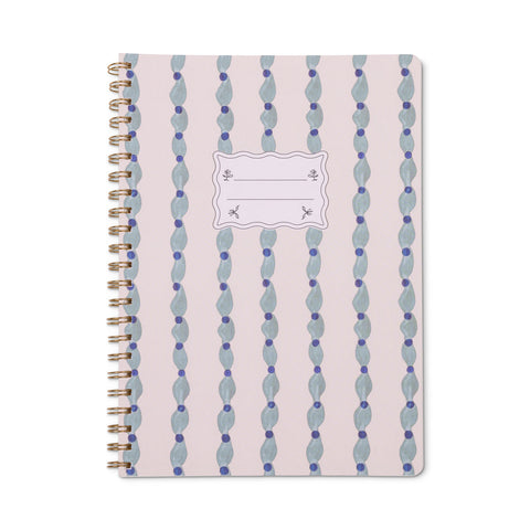 Designworks - Mix Credit Large Twin Wire Journal - wavy Blue