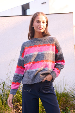 Namastai - Crew Neck Jumper - Candy Mix