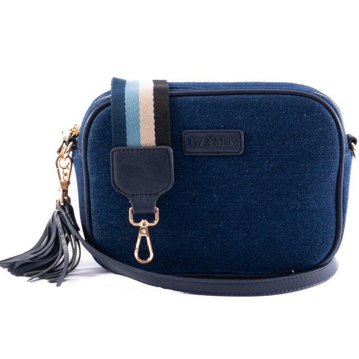 Liv & Milly - Sally Crossbody Bag - Dark Denim