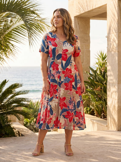 Orientique - Godet Dress - Cavailon