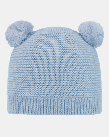 Toshi - Organic Snowy Beanie - Bluebell
