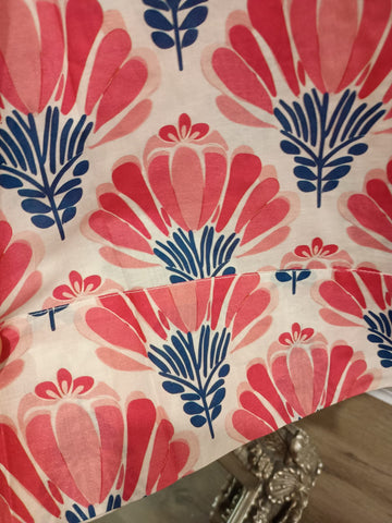 West Indies - Joyce Short Sleeve Cotton Dress - Lotus