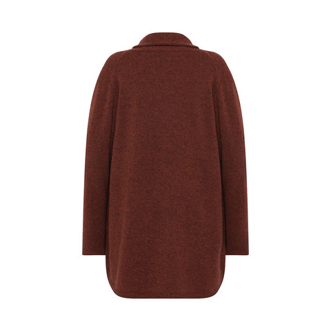 Mansted - Mitty Lambswool Coatigan  - Spice