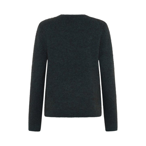 Mansted - Zori Yak Classic Crew Jumper - Cold Green