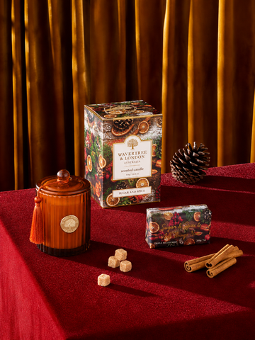 Wavertree and London - Double Wick Sugar & Spice Christmas Candle