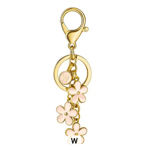 Melange Chic - Floral Personalised Keyring