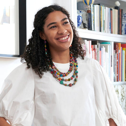 WorldFinds - Kantha Catalina Necklace