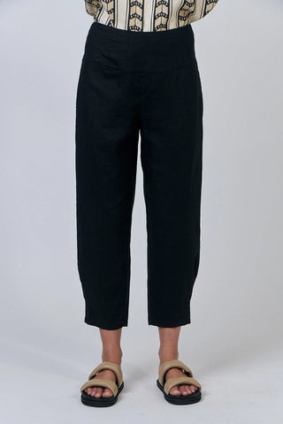 Naturals by O&J - Linen Pants - Black