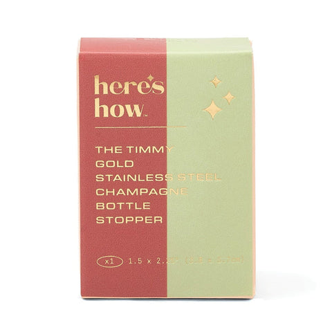 Here's How - The Timmy Champagne Stopper