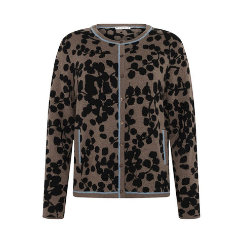 Mansted - Natasha Blossom Cardi-Black