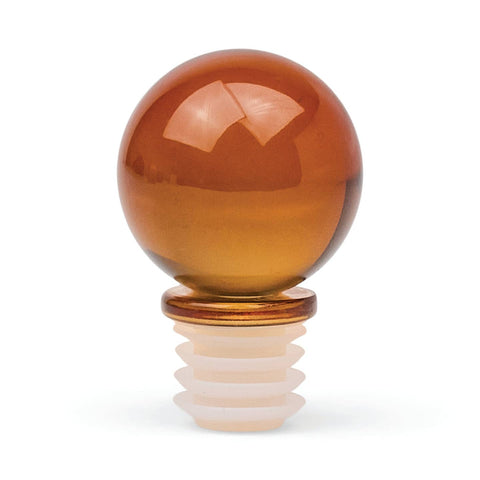 Here's How - The Moony Glass Bottle Stopper - Amber