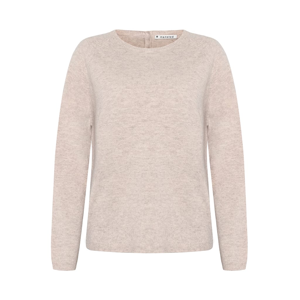Mansted - Hattie Yak Blend Crewneck Jumper - Rose
