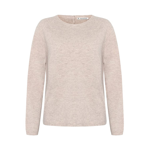 Mansted - Hattie Yak Blend Crewneck Jumper - Rose