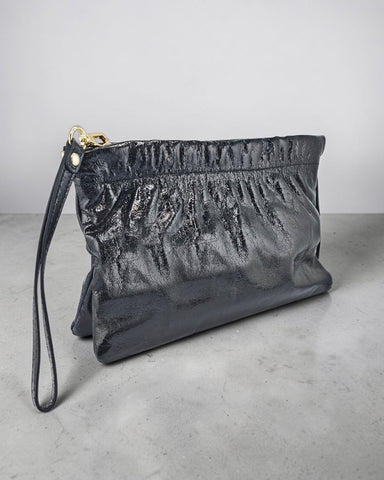 Melange - Aria - Vegan Oversize Metallic Clutch