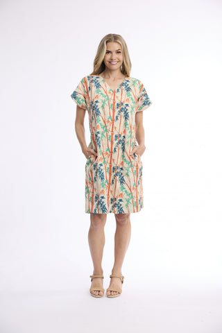 Orientique - Garniers Reversible Short Sleeve Dress