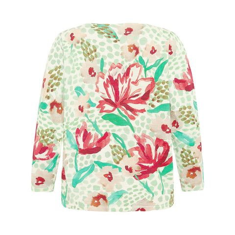 Mansted - Diane Organic Cotton Knit Top – Leaf