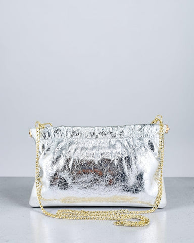 Melange - Aria - Vegan Oversize Metallic Clutch