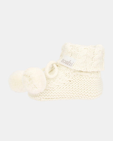 Toshi - Organic Yummy Booties - Cream